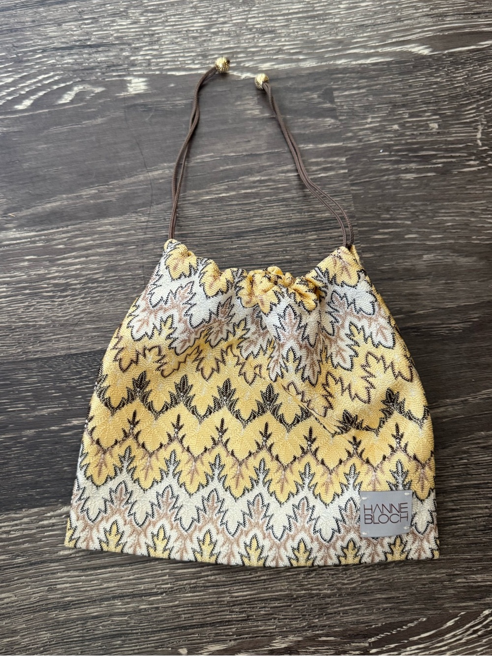 Hanne Bloch drawstring beach pouch